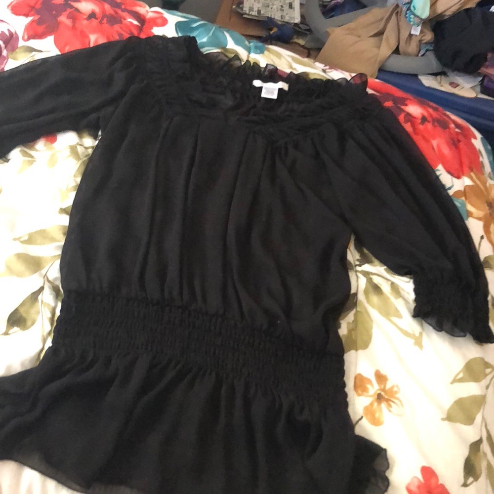 NWOT Charlotte Russe see through blouse size L